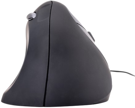 Muis Ergofy SRM VS4 rechts draad zilver/zwart 1 Stuk-1