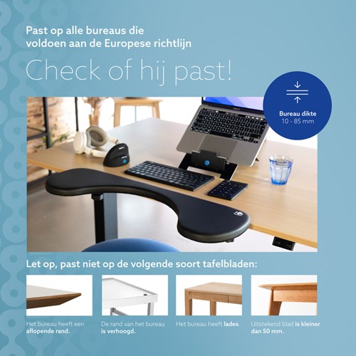 Armsteun R-Go Ergonomisch Zwart 1 Stuk-2