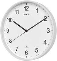 Wandklok MAUL Sprint RC Ø30x5cm kunststof wit/wit 1 Stuk-2