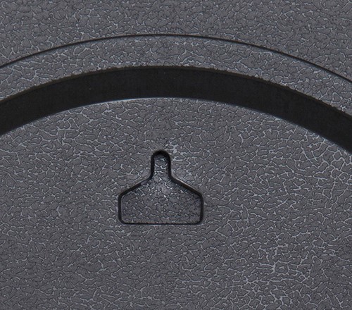 Wandklok MAUL Step Quartz Ø30x5cm kunstst zil/wit 1 Stuk-1