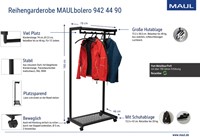 Garderoberek MAUL Bolero 166x78x46cm mobiel 1 Stuk-3