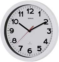 Wandklok MAUL Step RC Ø30x5cm kunststof wit/wit 1 Stuk-2