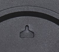 Wandklok MAUL Step RC Ø30x5cm kunststof wit/wit 1 Stuk-1