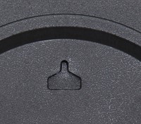 Wandklok MAUL Run RC Ø25x5cm kunststof zilver/wit 1 Stuk-1