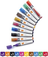 Whiteboardmarker Nobo Liquid rond ass 3mm 10 Stuk-2
