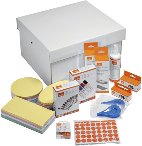 Whiteboard memobord accessoire kit Nobo move meet 1 Stuk-3