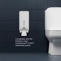 Toiletpapier Kleenex gevouwen 2laags 110x186mm wit 36 pak-4