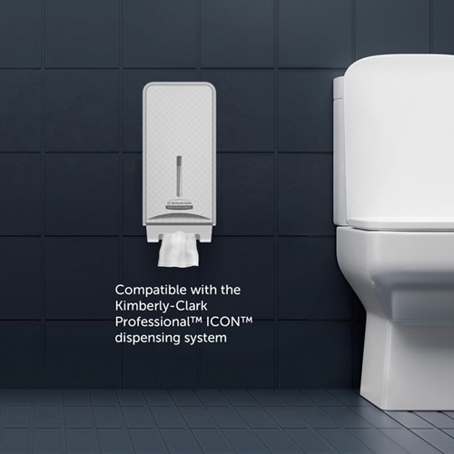 Toiletpapier Kleenex gevouwen 2laags 110x186mm wit 36 pak-4