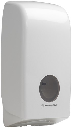 Toiletpapierdispenser Kimberly Clark gevouwen wit 1 Stuk-2