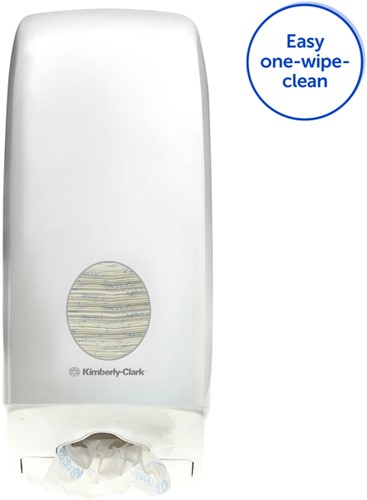 Toiletpapierdispenser Kimberly Clark gevouwen wit 1 Stuk-3