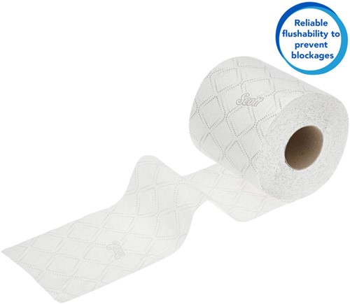 Toiletpapier Scott Essential 2laags 350 vel wit 64 Rol-2