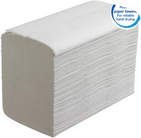 Handdoek Scott Essential 1laags 200x318mm wit 15 Stuk-1