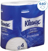 Toiletpapier Kleenex 4laags 160 vel wit 24 Rol-3