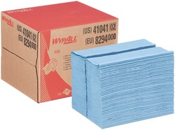 Reinigingsdoek WypAll X80 dispenserdoos blauw 160 Vel
