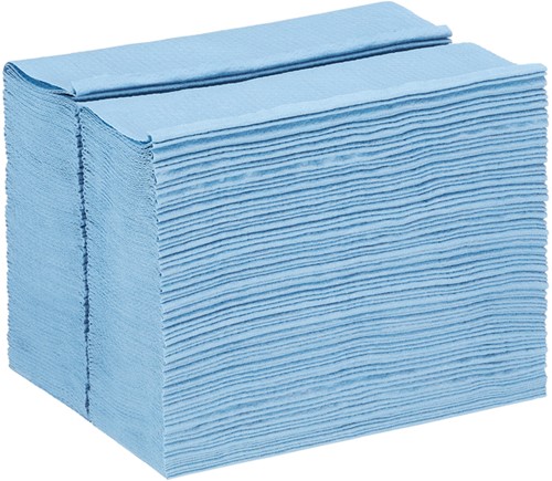 Reinigingsdoek WypAll X80 dispenserdoos 1-laags 160 vel blauw 8294-3