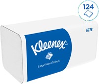 Handdoek Kleenex Ultra 2laags 215x318mm wit 6778 15 Stuk-3