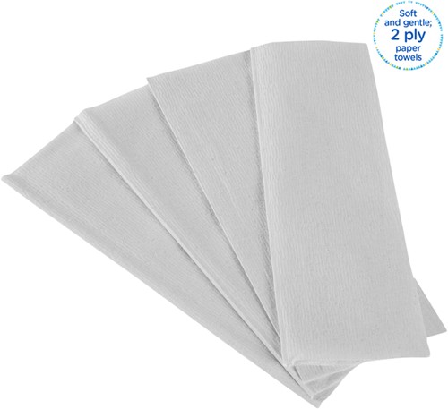 Handdoek Kleenex Ultra i-vouw 2-laags 215x318mm 15x124 vel wit 6778-1