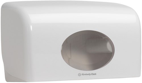 Toiletpapierdispenser Kimberly Clark duo wit 1 Stuk-2