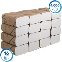 Handdoek Scott 1laags 203x240mm wit 16 Stuk-2