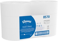 Toiletpapier Kleenex jumbo 2laags 190m wit 6 Rol-2