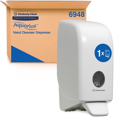 Zeepdispenser Kimberly Clark Aquarius 1000ml wit 1 Stuk