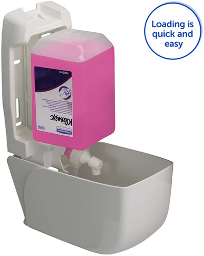 Zeepdispenser Kimberly Clark Aquarius 1000ml wit 1 Stuk-1