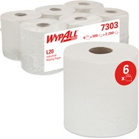 Poetspapier WypAll L20 GeneralClean 2-laags 380 vel wit 7303