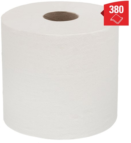 Poetspapier WypAll L20 2laags 380 vel wit 6 Rol-3