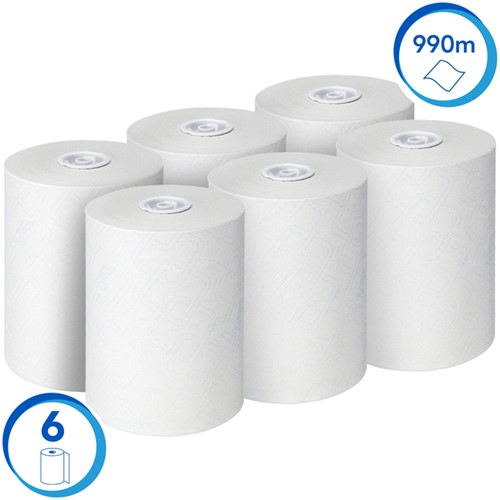 Handdoekrol Scott Control Slimroll 1laags 6623 6 Rol-2