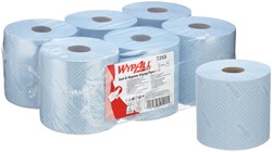 Poetspapier WypAll L10 GeneralClean 1-laags 800 vel blauw 7255