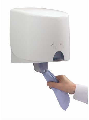 Poetspapier WypAll L10 GeneralClean 1-laags 800 vel blauw 7255-3