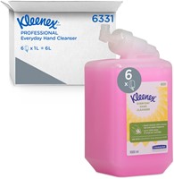 Handzeep Kleenex vloeibaar roze 1000ml 6 Fles