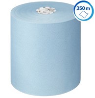 Handdoekrol Scott 1laags 350m blauw 6 Rol-3