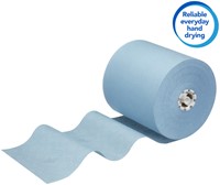 Handdoekrol Scott 1laags 350m blauw 6 Rol-1