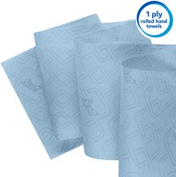 Handdoekrol Scott 1laags 350m blauw 6 Rol-2
