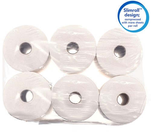 Handdoekrol Scott Control Slimroll 1laags 6657 6 Rol-2