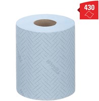 Poetspapier WypAll L10 GeneralClean 1-laags 430 vel blauw 6223-3