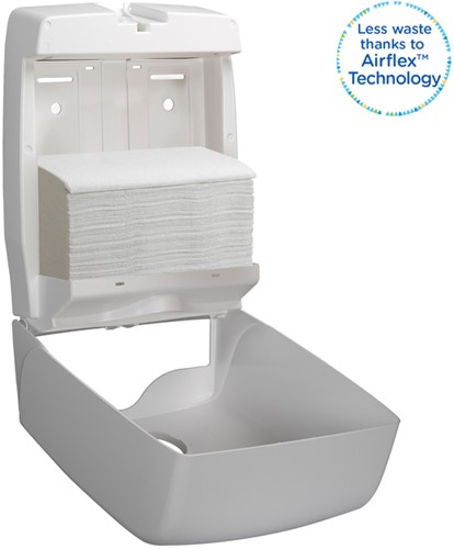 Handdoek Kleenex Ultra 3laags 215x318mm wit 6710 15 Stuk-2