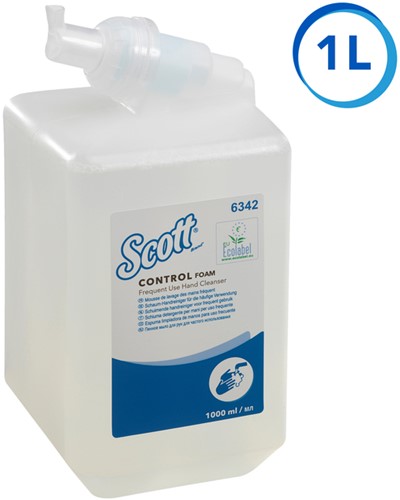 Handzeep Scott Control schuim frequent 1000ml 6 Stuk-3