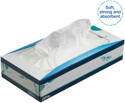 Facial tissues Kleenex 3laags 72 vel wit 12 pak-1