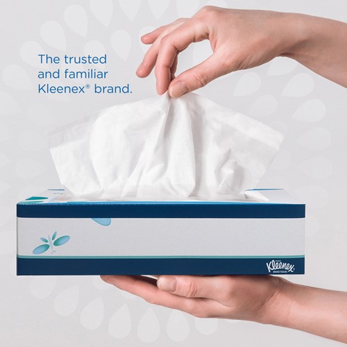 Facial tissues Kleenex 3laags 72 vel wit 12 pak-3