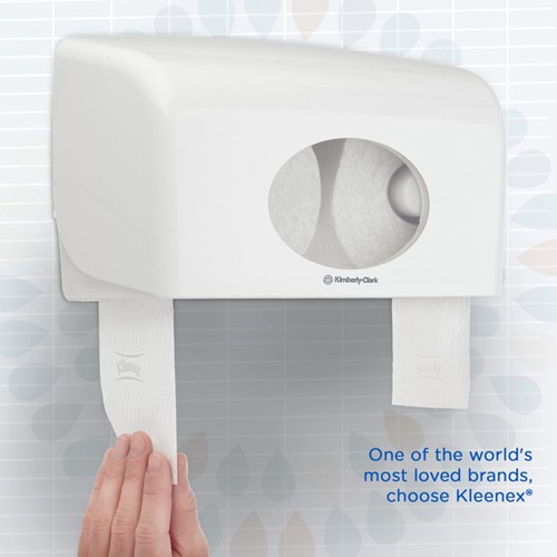Toiletpapier Kleenex 2laags 600 vel wit 36 Rol-3