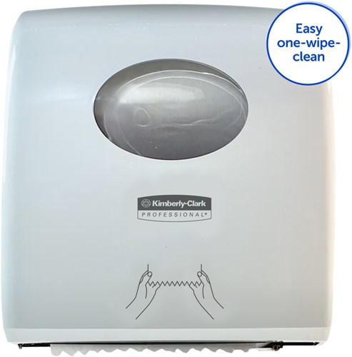 Handdoekroldispenser Kimberly Clark Slimroll wit 1 Stuk-1