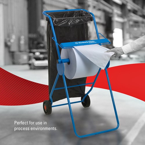 Poetspapier WypAll L20 GeneralClean 2-laags 500 vel blauw 7300-2