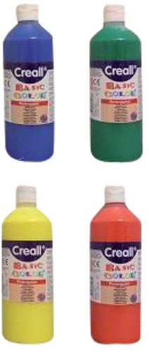 Plakkaatverf Creall basic donkerrood 500ml 500 Milliliter-2