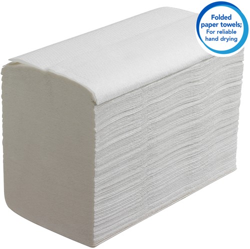 Handdoek Scott Essential 1laags 200x212mm wit 15 Stuk-1