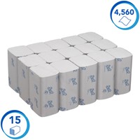 Handdoek Scott Control 1laags 200x210mm wit 15 Stuk-2