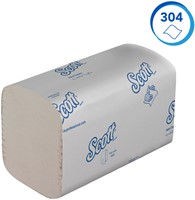 Handdoek Scott Control 1laags 200x210mm wit 15 Stuk-3