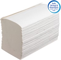 Handdoek Scott Control 1laags 200x210mm wit 15 pak-1