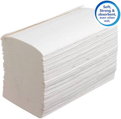 Handdoek Scott Control 1laags 200x210mm wit 15 Stuk-1